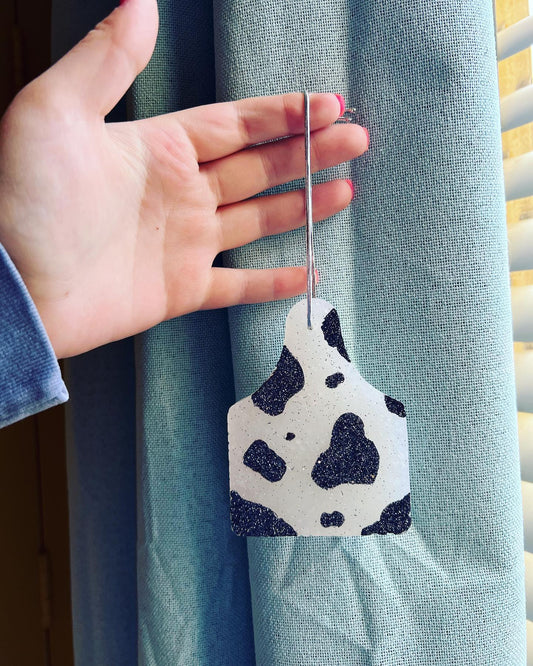 Cow Tag Freshie