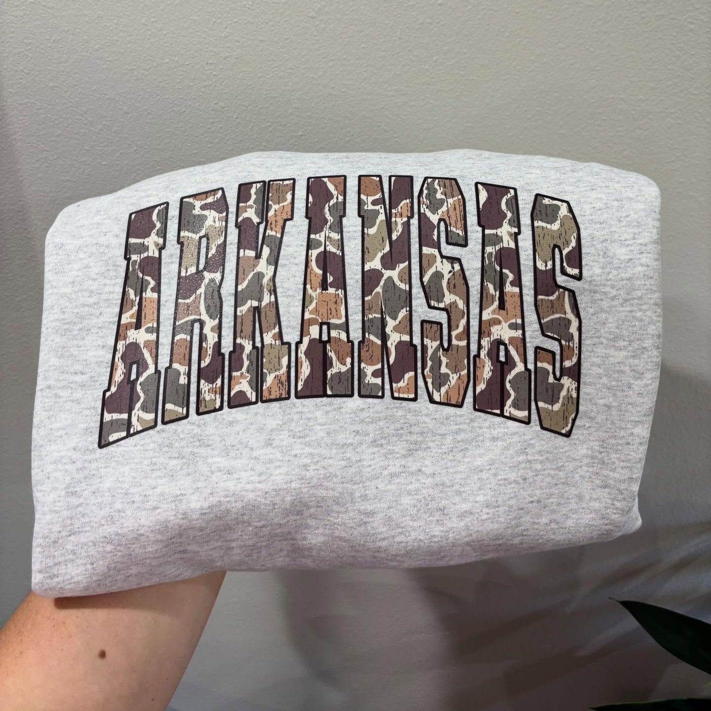 Arkansas Camo Printed Sweatshirt