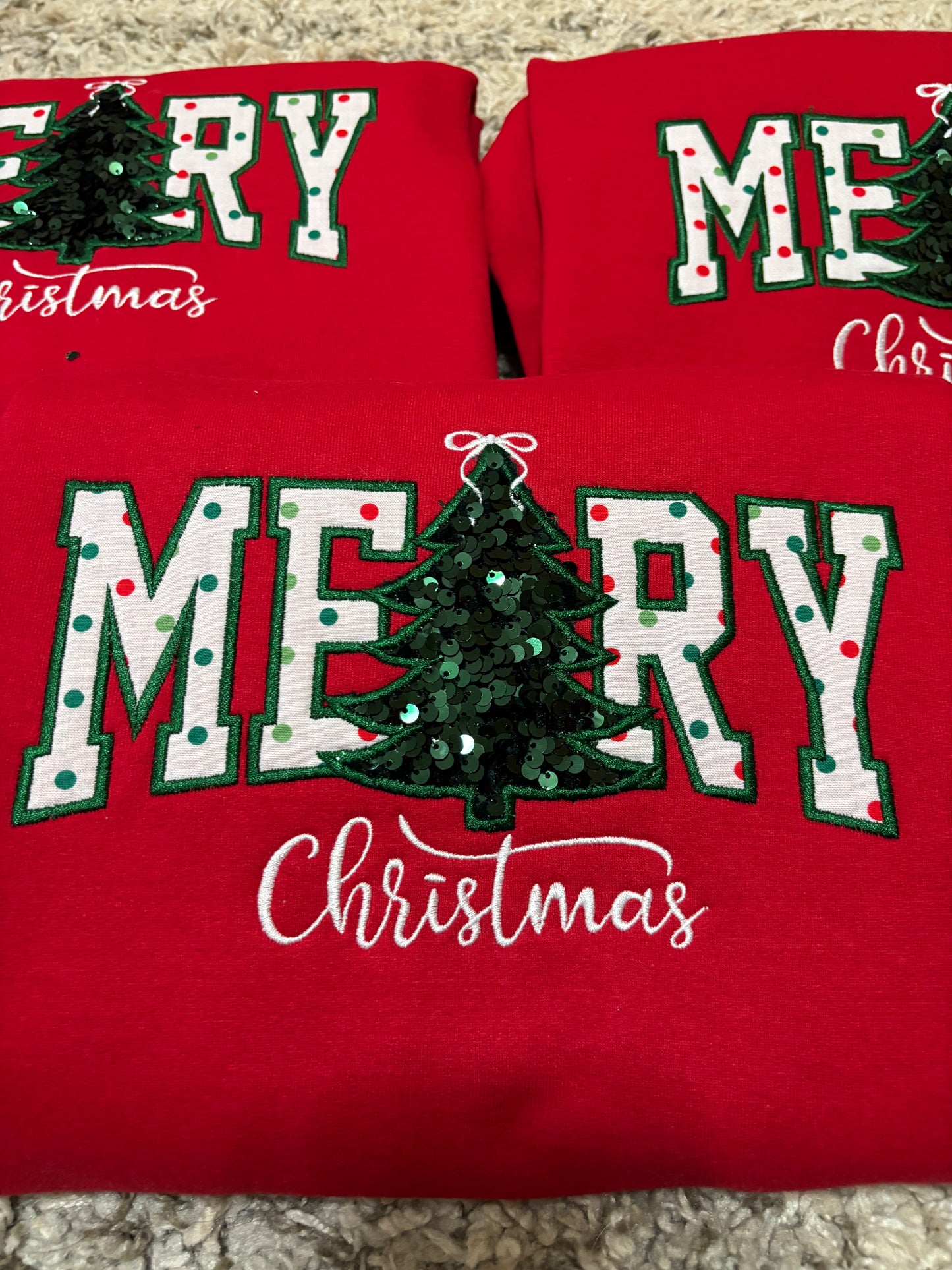 Christmas polka dot Sweatshirt