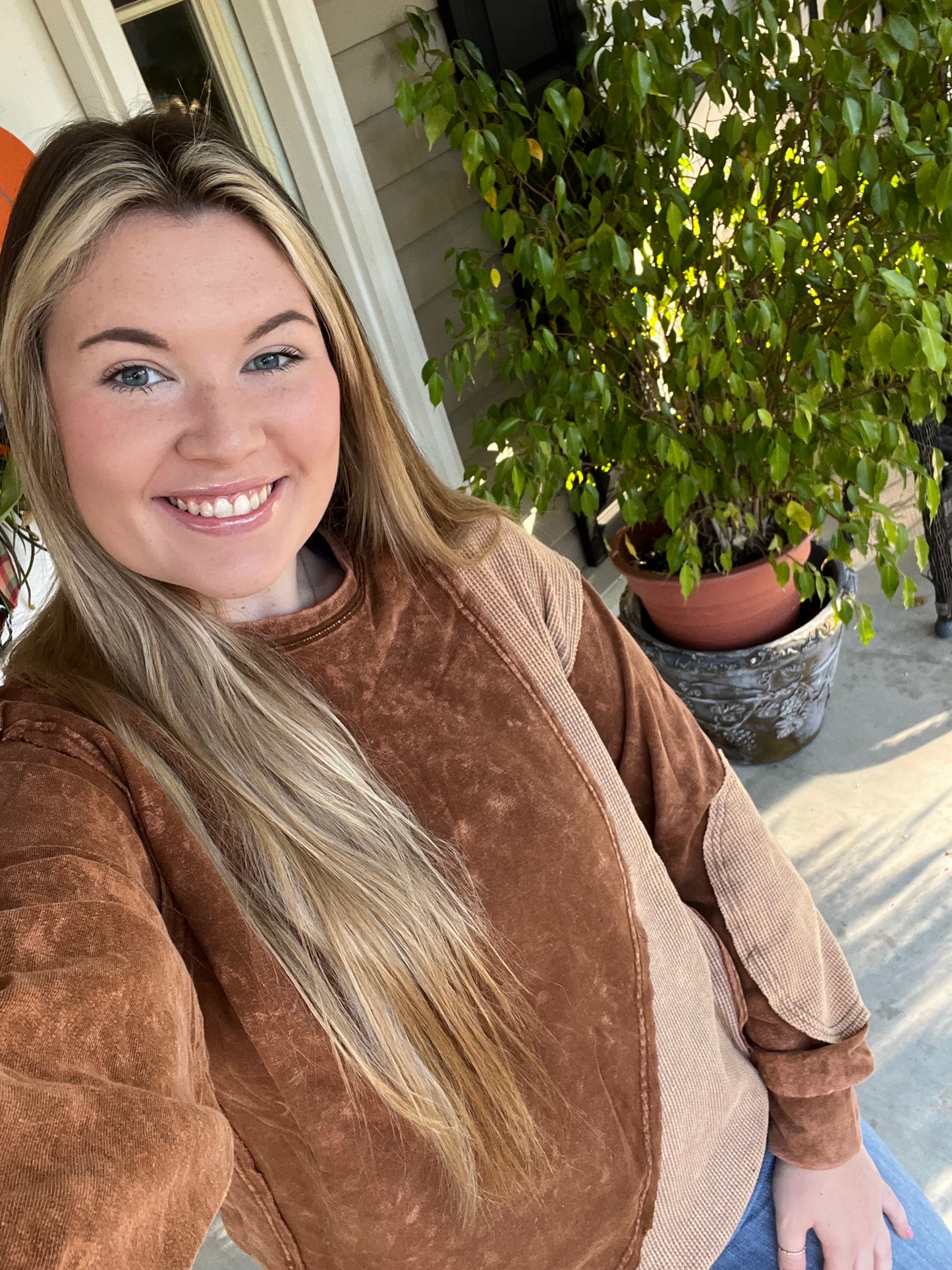 Brown Acid wash pull over
