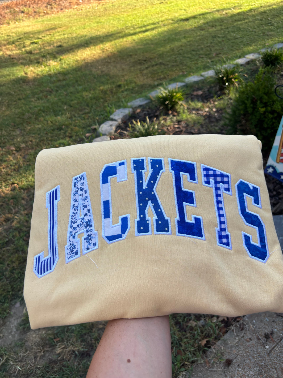 Yellow Fabric Sweatshirt