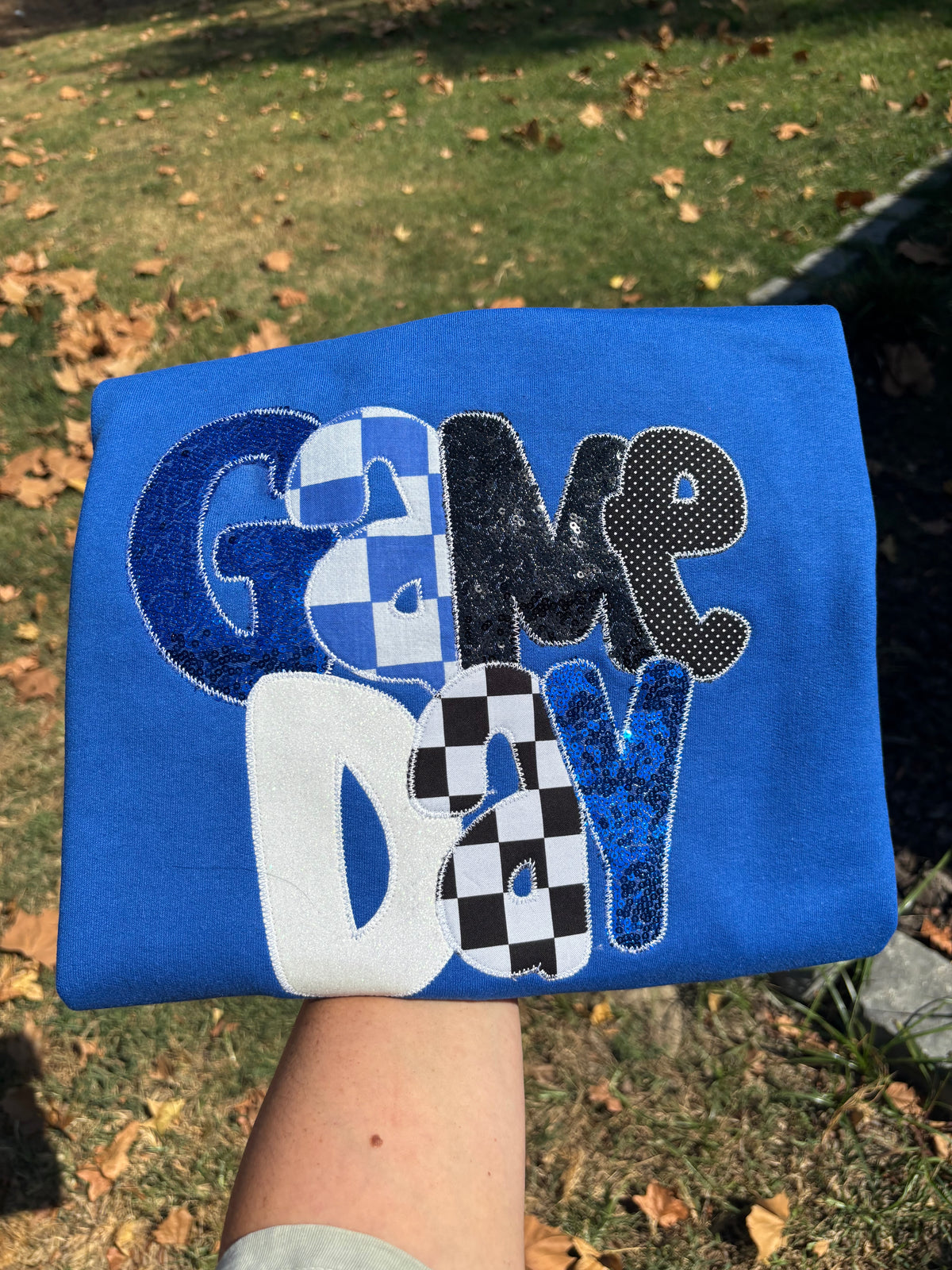 Game Day Blue Sweatshirt