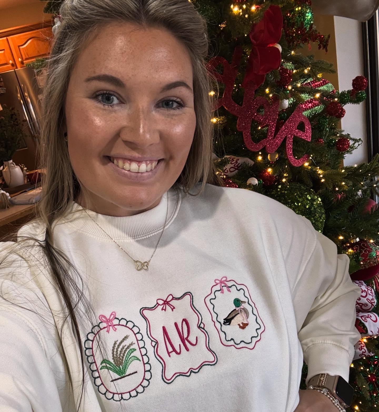 Duck Frames Embroidered Sweatshirt