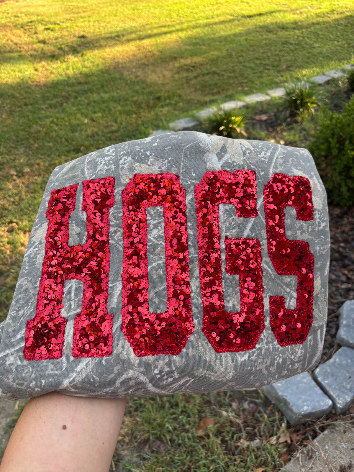 Hogs Camo Sweatshirt