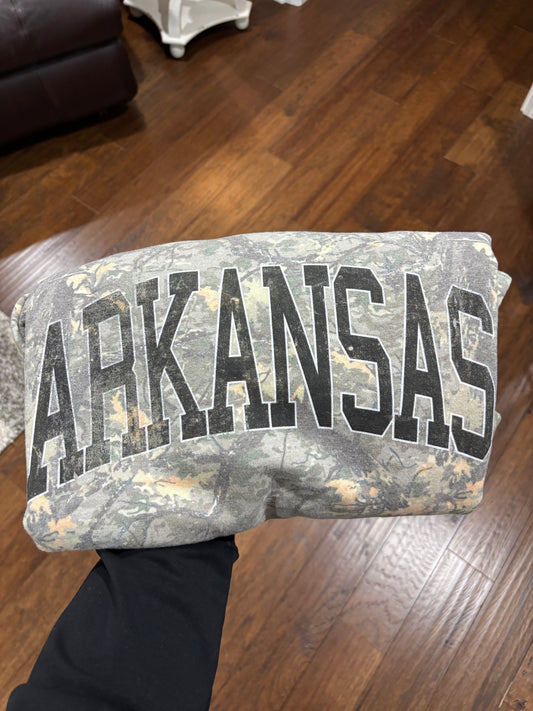 Arkansas Camo Sweatshirt