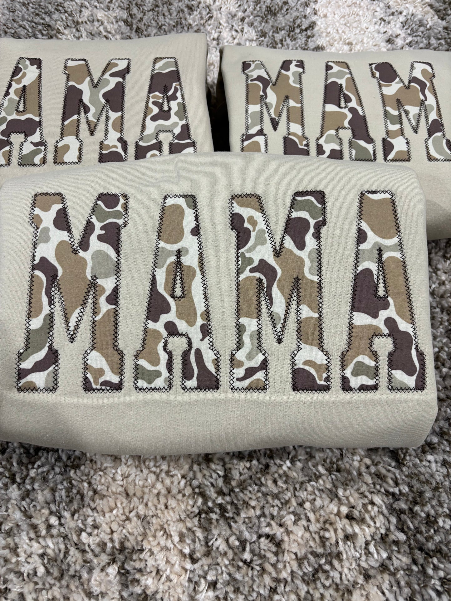 Mama Duck Camo Sand Sweatshirt