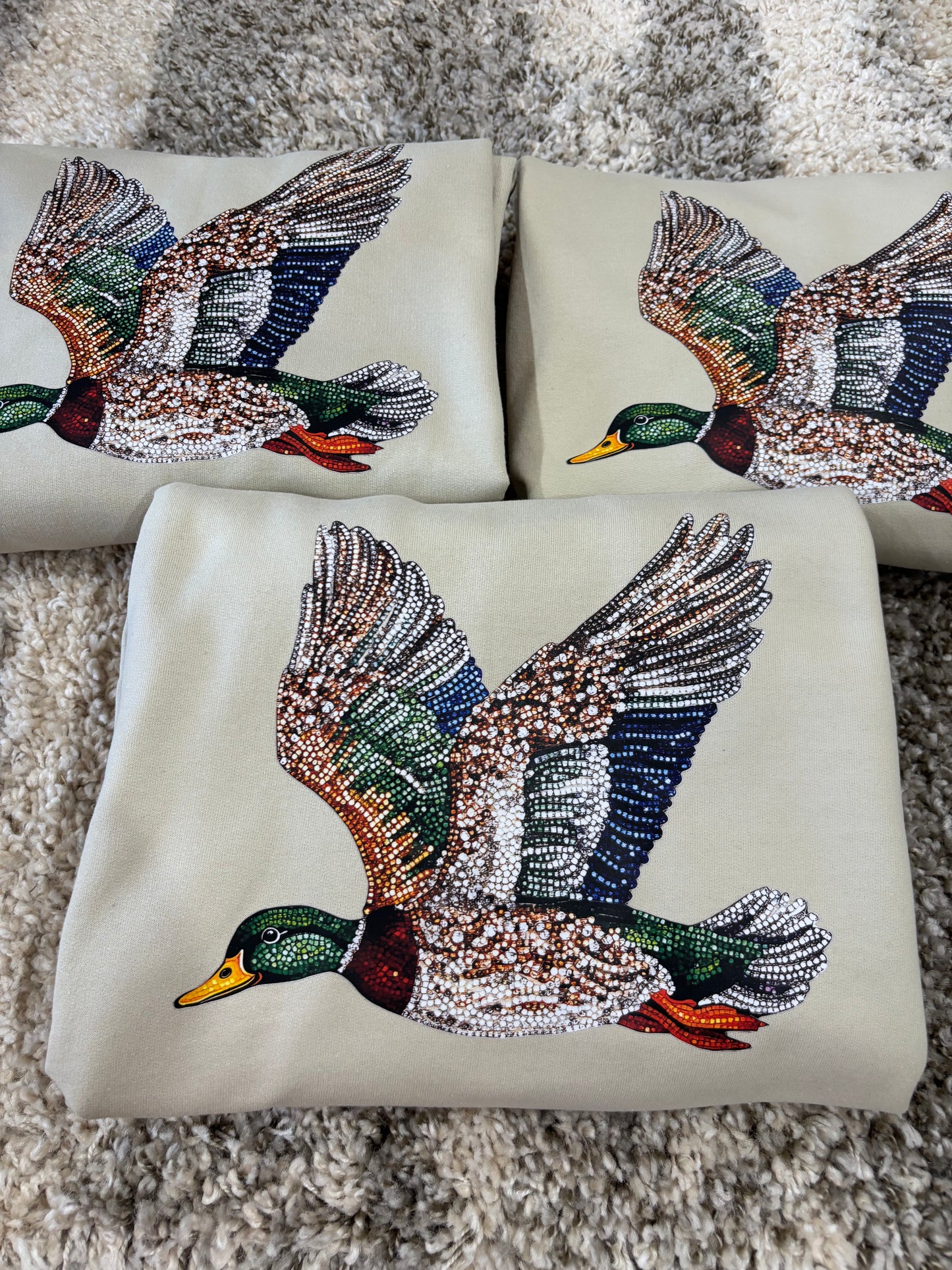 Rhinestone Duck Sand Sweatshirt