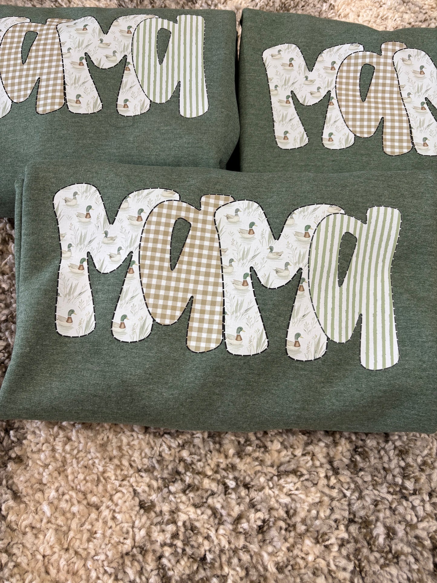 Mama Green Duck Sweatshirt