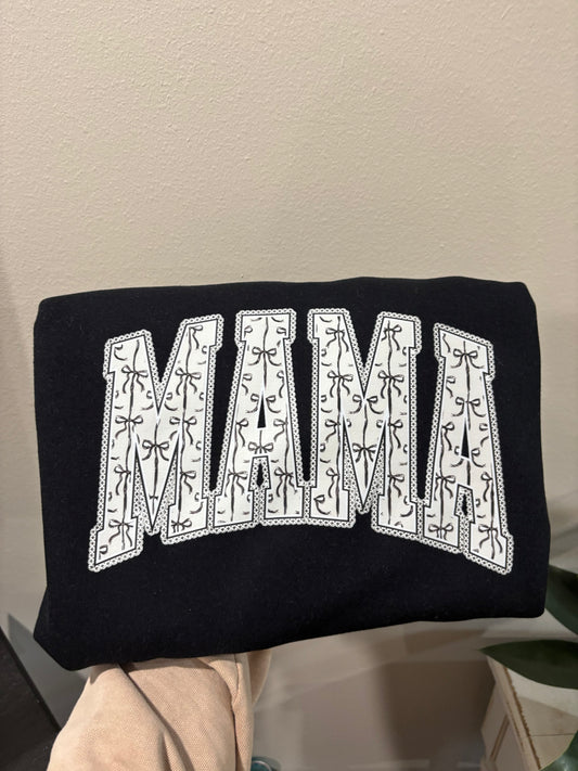 Black Bow Mama Sweatshirt
