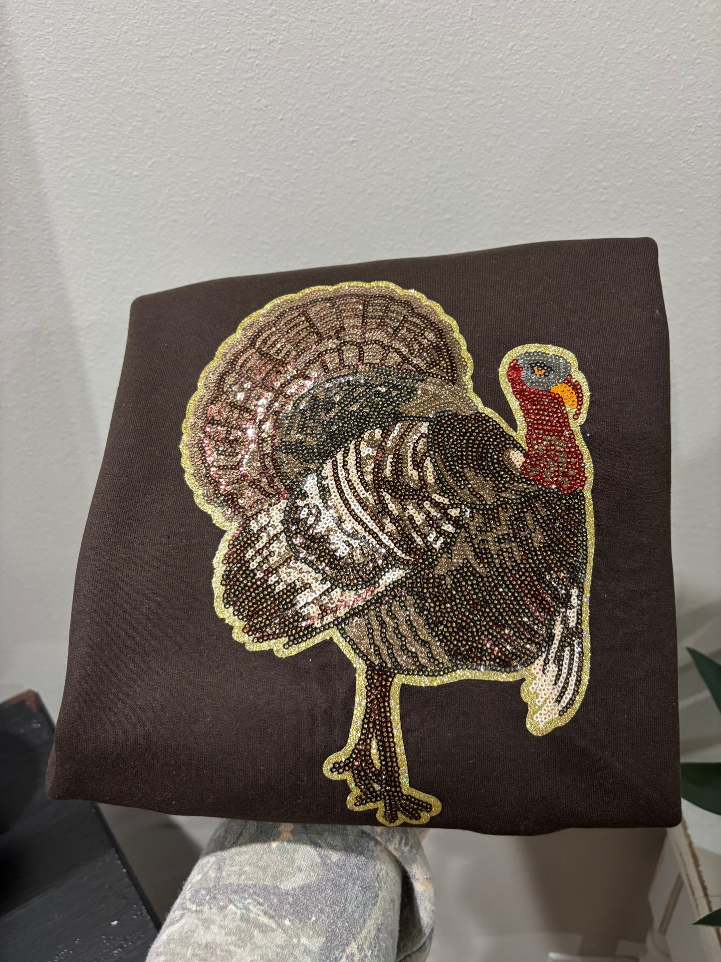 Turkey Sequin Sweatshirt
