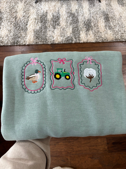 Duck Frame Farming Sweatshirt